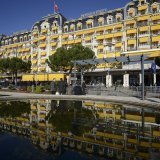 Sur le seul mois d'août, la fréquentation étrangère a progressé de 3,1% à 2,60 millions de nuitées, quand les hôtes autochtones ont chauffé 2,21 millions de lits (+4,3%) (archives). KEYSTONE/MARTIAL TREZZINI